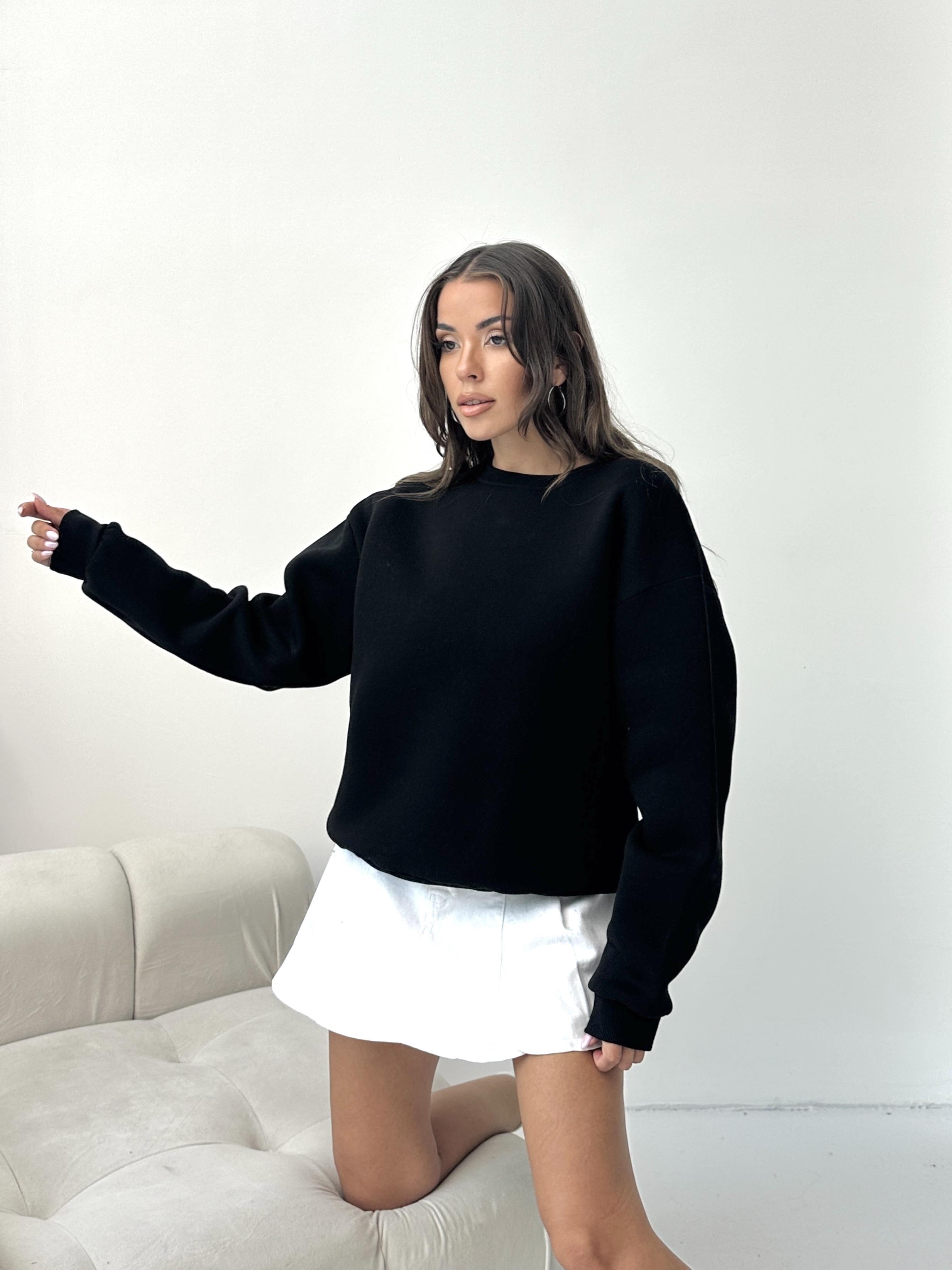 PENYE B.YAKA OVERSİZE KALIP SİYAH