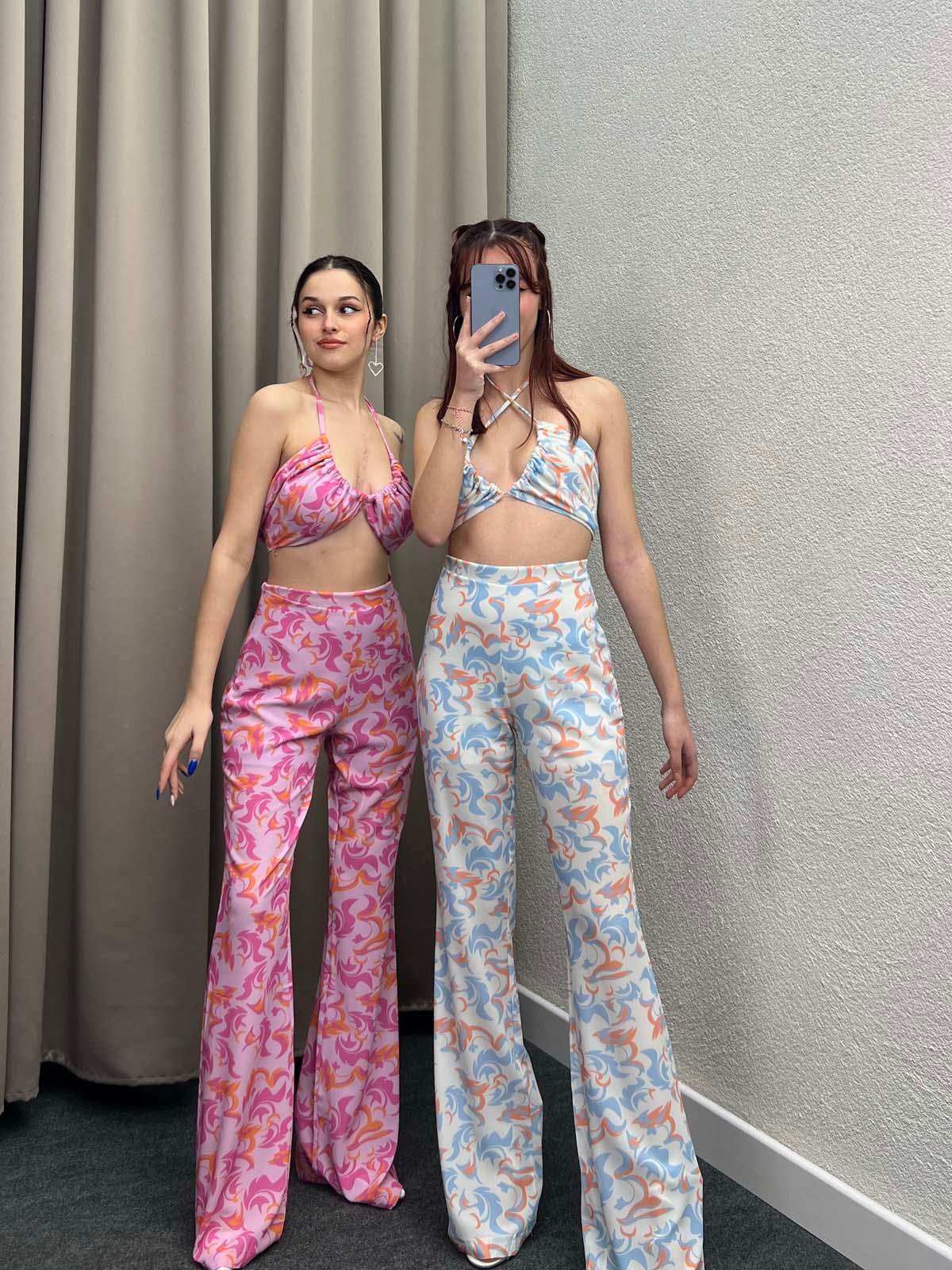 Retro Lila İkili Takım