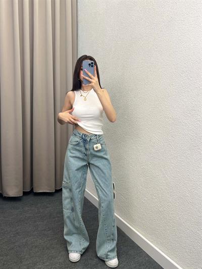 Air Mavi Kargo Cep Jean