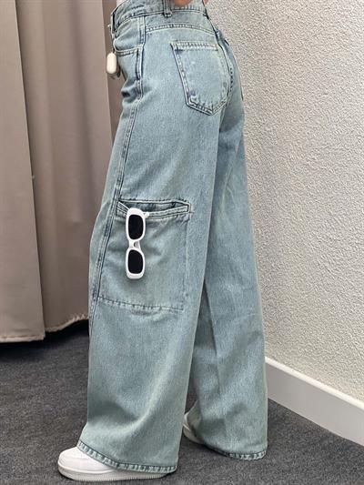 Air Mavi Kargo Cep Jean