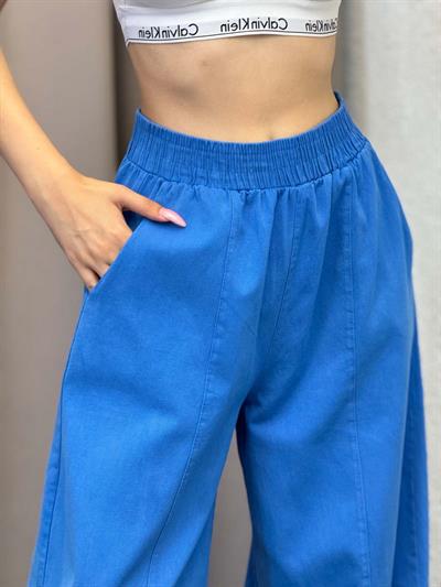 Alaaddin Saks Keten Gabardin Şalvar