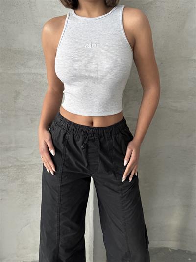 alo işlemeli atlet gri