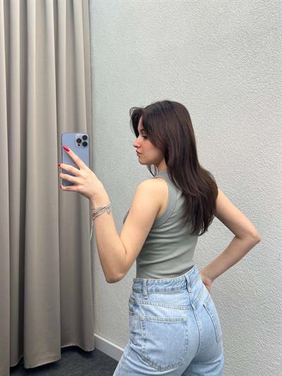 Bonanza Halter Yaka Mint Atlet