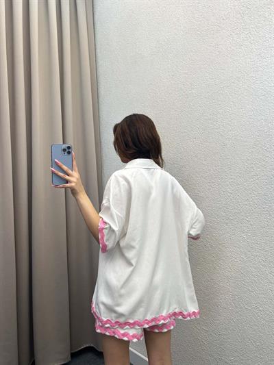 Bonibo Keten Beyaz Takım