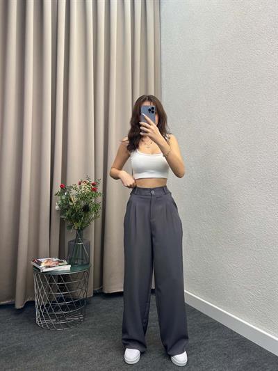 Chicago Füme Palazzo Pantolon