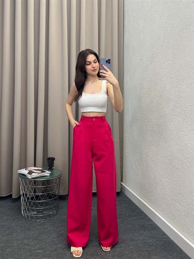 Chicago Fuşya Palazzo Pantolon