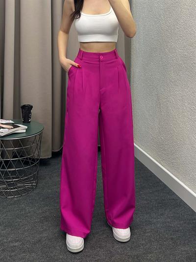 Chicago Pembe Palazzo Pantolon