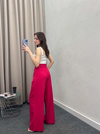 Chicago Fuşya Palazzo Pantolon