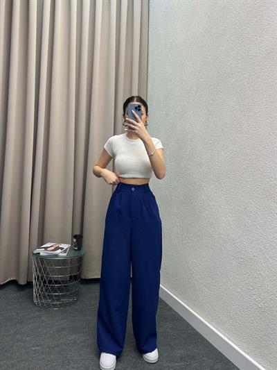 Chicago Mavi Palazzo Pantolon