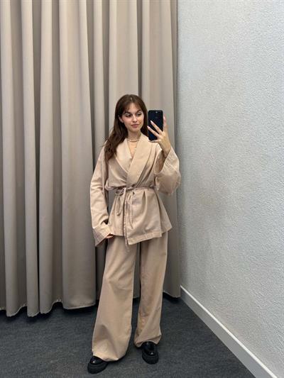 Danilo Keten Bej Kimono Takım