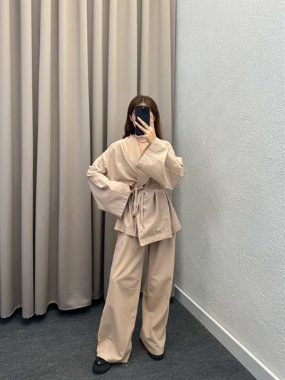 Danilo Keten Bej Kimono Takım