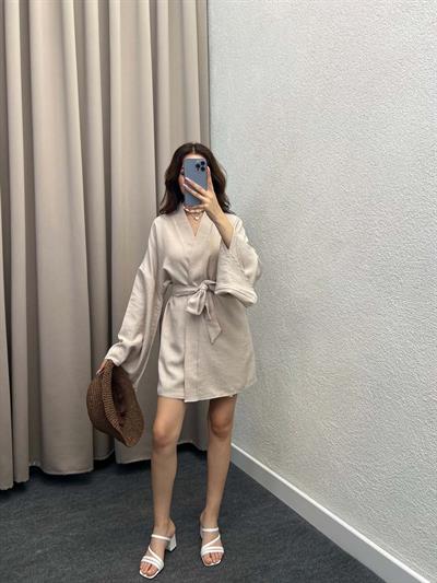 Ello Keten Bej Kimono Takım