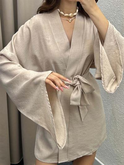 Ello Keten Bej Kimono Takım