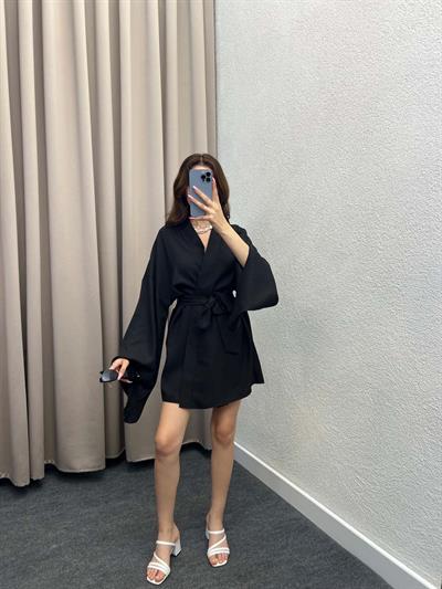 Ello Keten Siyah Kimono Takım