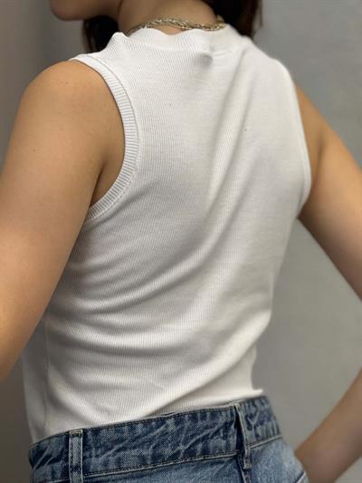 Gems Halter Yaka Beyaz Atlet