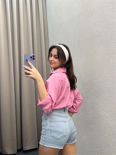 Asterix Dokuma Pembe Gömlek