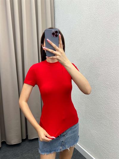 Harvey Oysh Modal Kırmızı Crop