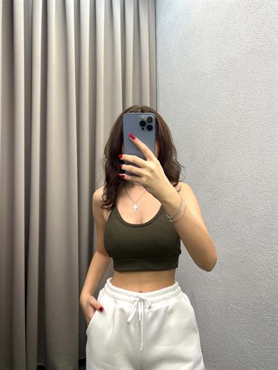 Hola Haki Fitilli Crop