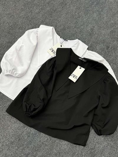 Lady Bebe Yaka Beyaz Gömlek