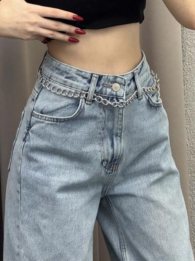 Light Blue Wide Leg Jean