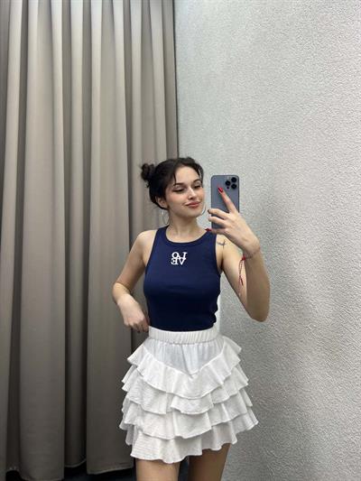 Love Halter Yaka Lacivert Atlet