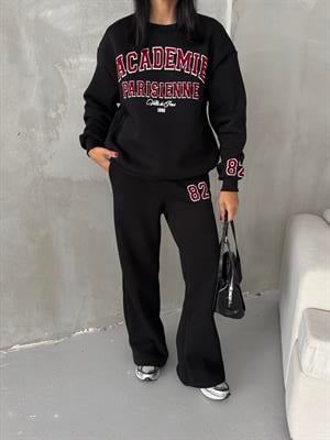 ACADEMIE MARKA MUADİLİ  BASKILI TAKIM SİYAH