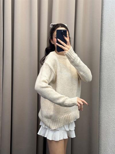 Massimo Dutti Model Krem Kazak