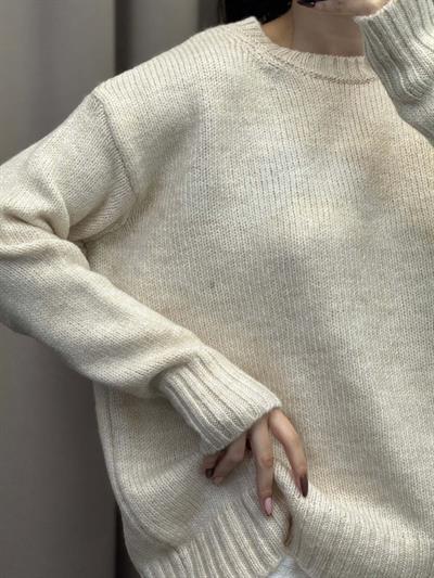 Massimo Dutti Model Krem Kazak