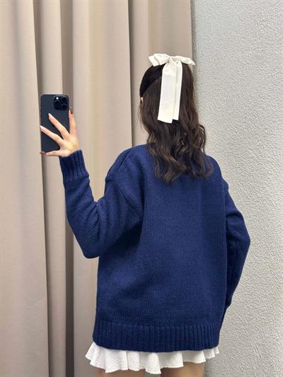 Massimo Dutti Model Lacivert Kazak