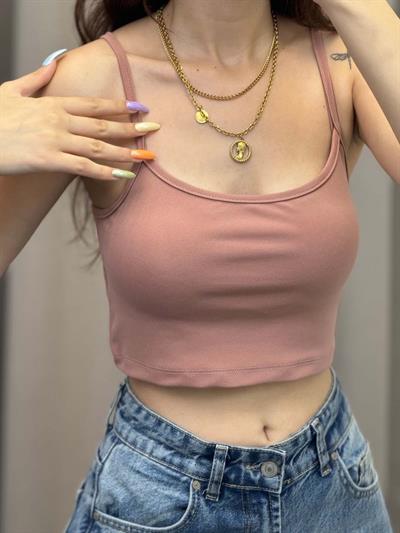 Moon Askılı Pudra Crop