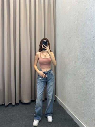 Moon Askılı Pudra Crop