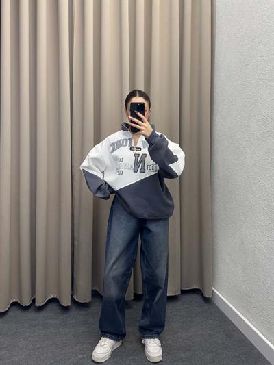 New York Füme Basic Sweatshirt