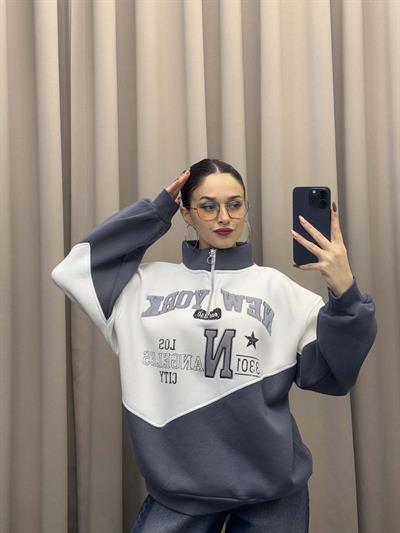 New York Füme Basic Sweatshirt