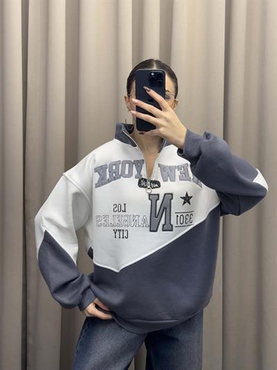 New York Füme Basic Sweatshirt