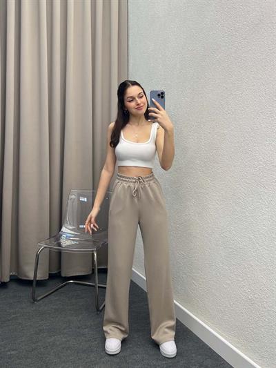 Oys Bej Modal Palazzo Eşofman Altı