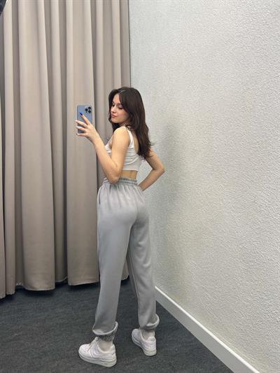 Oys Gri Modal Eşofman Altı Jogger
