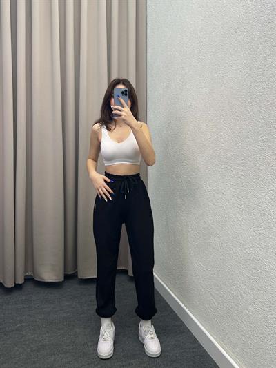 Oys Siyah Modal Eşofman Altı Jogger