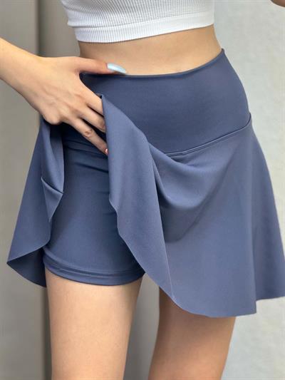 Oysh Füme Şort Etek