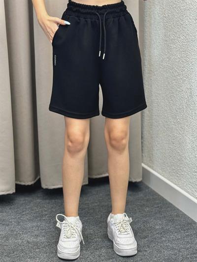 Oysh Siyah Modal Şort