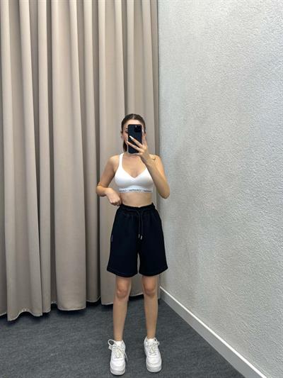 Oysh Siyah Modal Şort