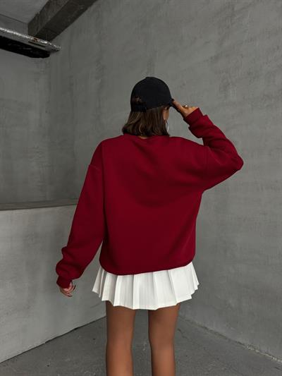 PENYE B.YAKA OVERSİZE KALIP BORDO