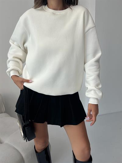 PENYE B.YAKA OVERSİZE KALIP BEYAZ