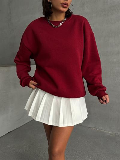 PENYE B.YAKA OVERSİZE KALIP BORDO