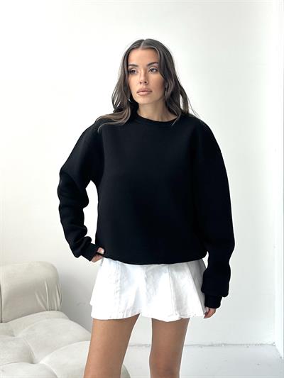 PENYE B.YAKA OVERSİZE KALIP SİYAH