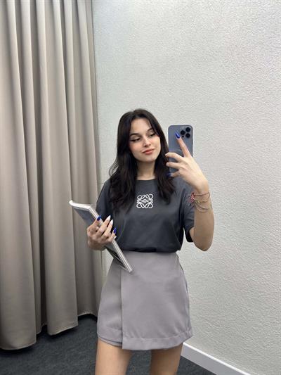 Dem Antrasit Oversize Tshirt