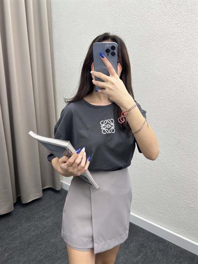 Dem Antrasit Oversize Tshirt