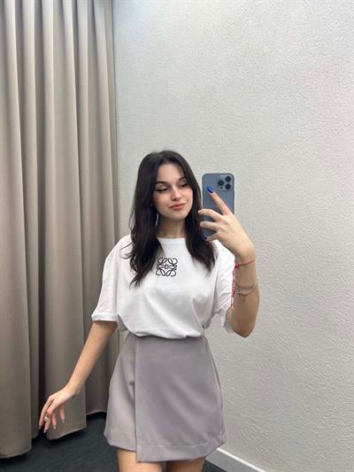 Dem Beyaz Oversize Tshirt