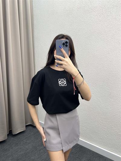 Dem Siyah Oversize Tshirt