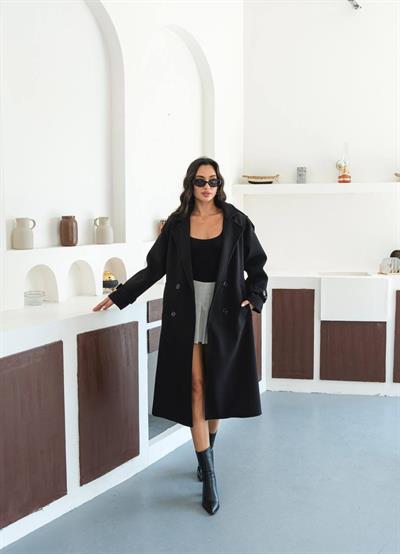 PREMIUM KALİTE KAŞE KABAN SİYAH