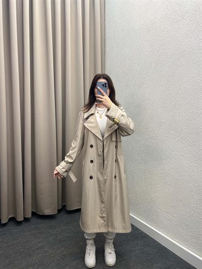 Primavera Bej Premium Trençkot